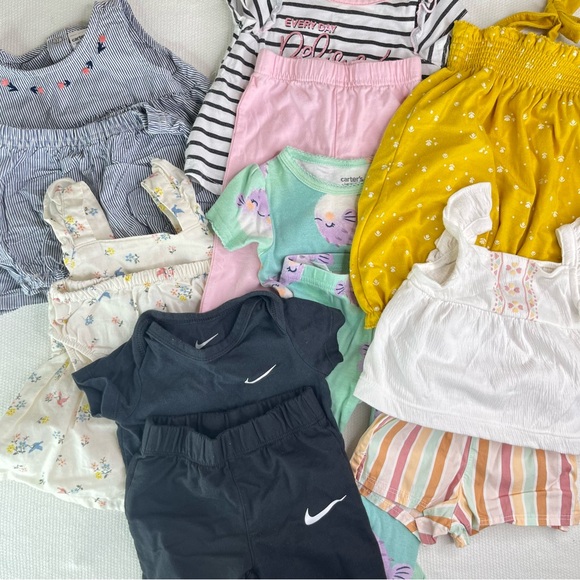 Other - Baby Girl Lot 3M-12M 💖 Outfits Pajamas Summer Shorts Nike Floral Infant